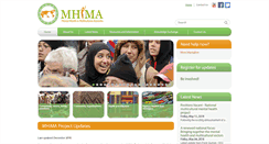 Desktop Screenshot of mhima.org.au